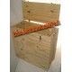Caisse bois pour ventilateur d'infiltrométrie Blower Door. Idéale pour le transport de votre ventilateur lors de l'étalonnage. T