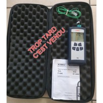 Thermometre thermocouple Kimo TKA calibré jusqu'en Juin 2022